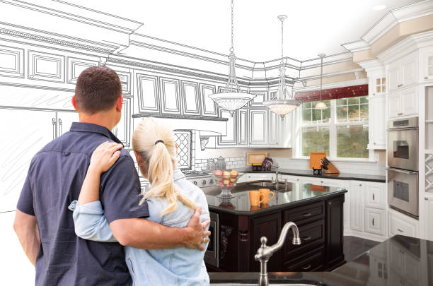 Professional Cabinet Installation technician working in Roberts, WI